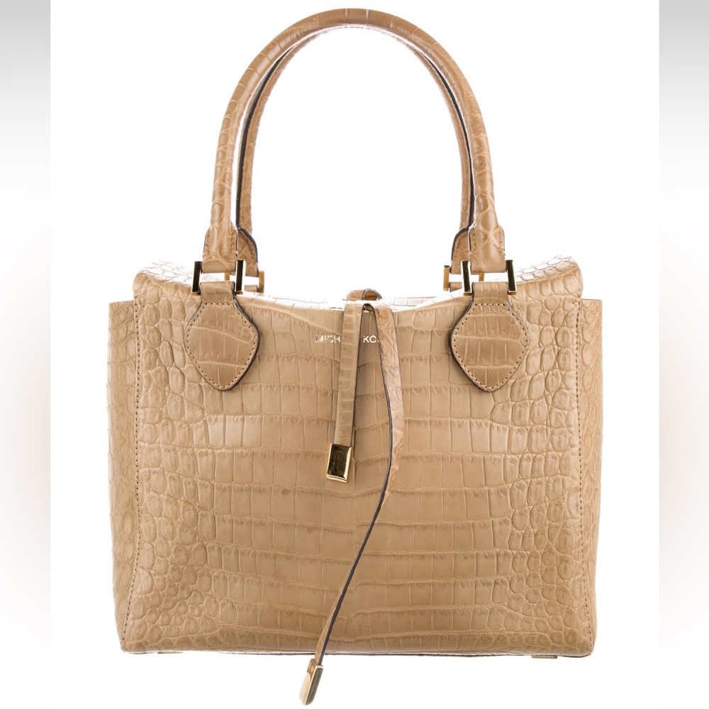 Michael Kors Collection Medium Miranda Crocodile Tote $7000